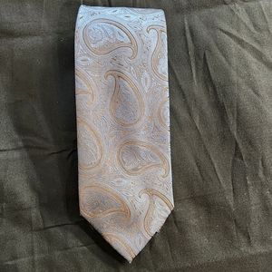 Vintage Angelo Rossi, microfiber tie.  Grey/Blue,  60x3.5 inches